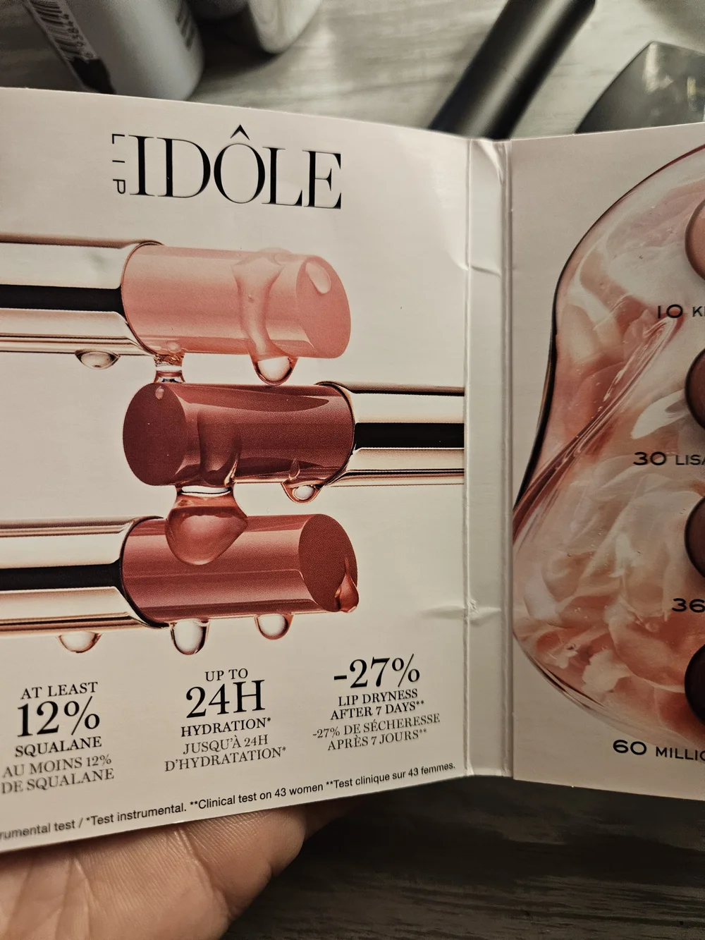 Lancome trio lipstick